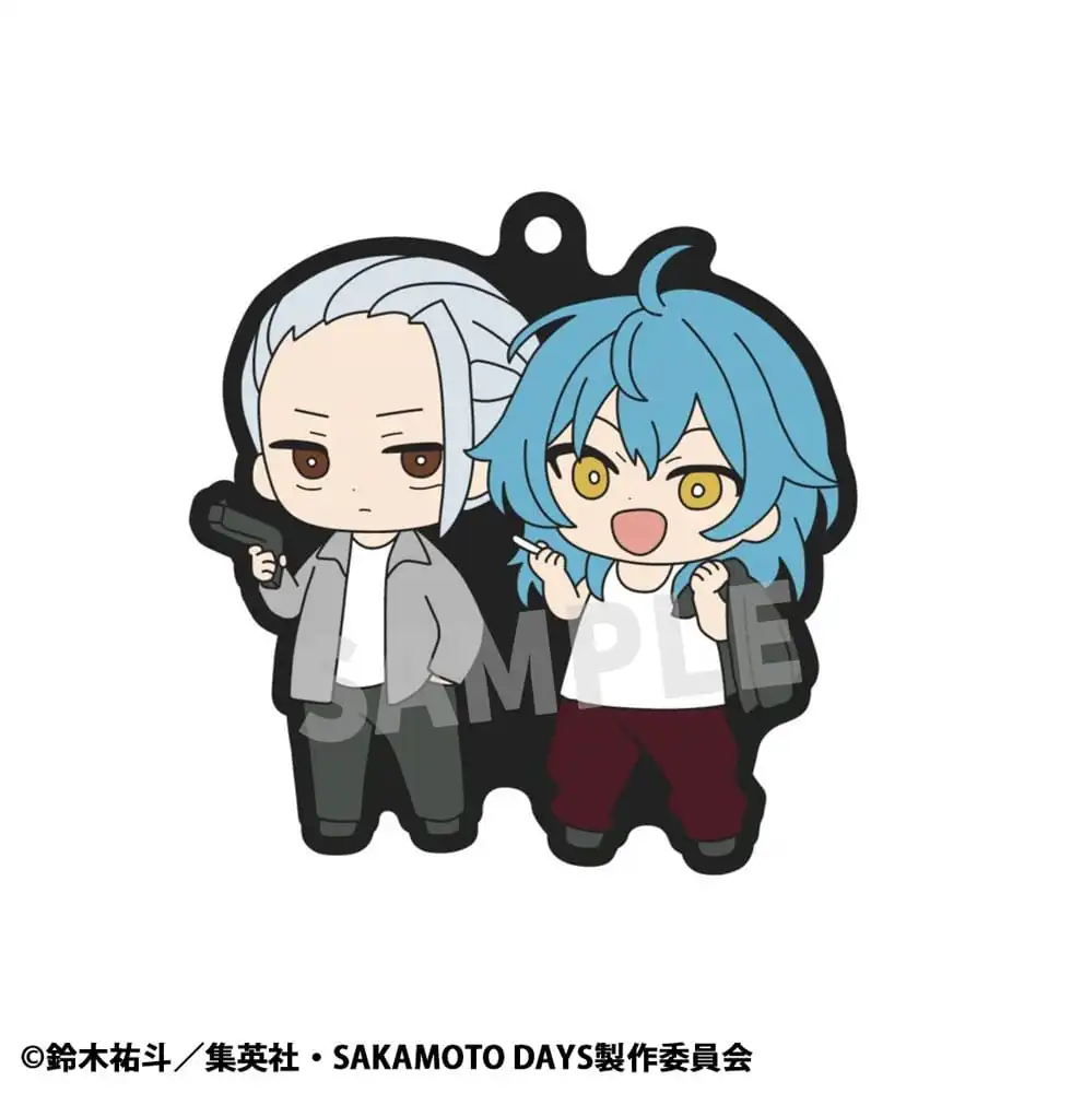 Sakamoto Days Rubber Mascot Buddycolle Rubber Charms Vol. 2 7 cm - 1 Unidade